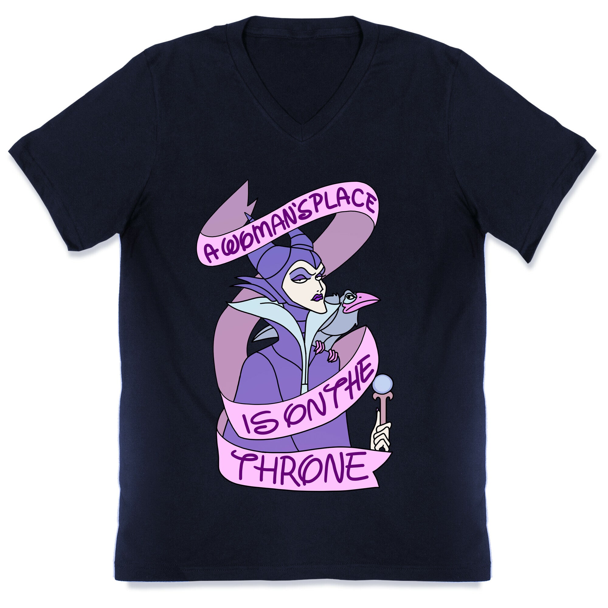 A Woman's Place Is On The Throne V-Neck